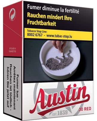 Austin red 25/200 at Tabac Luxe