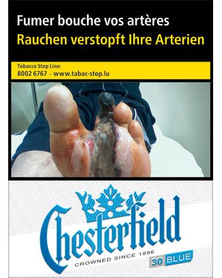 Chesterfield Blue 25/200 — Cigarettes at Tabac Luxe