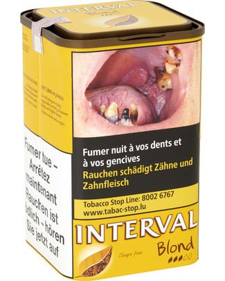 Interval Blond 250g — Tobacco Tin at Tabac Luxe
