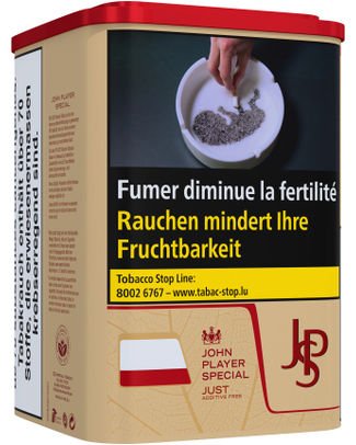 JPS Just Additive Free 100g — Tobacco Tin at Tabac Luxe