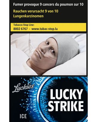 Lucky Strike Ice Blue 20/200 — Cigarettes at Tabac Luxe