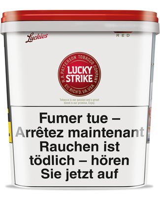 Lucky Strike Red 250g — Tobacco Tin at Tabac Luxe