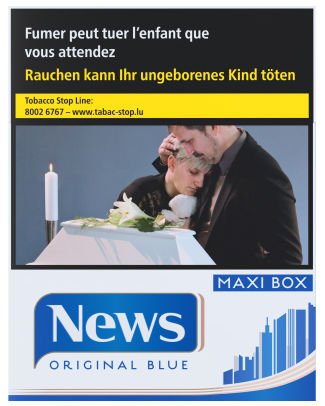News Blue 25/200 — Cigarettes at Tabac Luxe