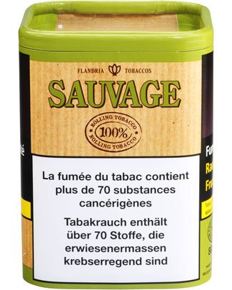 Sauvage 100% 80g — Tobacco Tin at Tabac Luxe
