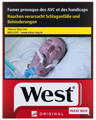 West Red 25/200 — Cigarettes at Tabac Luxe
